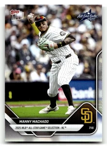 2025 Topps Now MLB All-Star Game Manny Machado #ASG-MM San Diego Padres - Picture 1 of 2