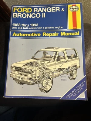 Haynes 1026 福特 Ranger & Bronco II 2WD 4WD 1983 - 1989 年汽车维修手册 — 第 1/4 张图片