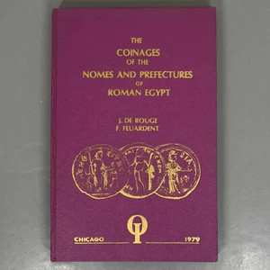 MÜNZE DER NOMEN UND PRÄFEKTUREN RÖMISCHEN ÄGYPTENS von J. de Rougé - 1979 - RAR - Bild 1 von 11