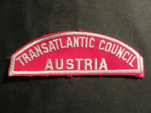 Transatlantic Council Austria Red & White Strip RWS LSP     c86 - Picture 1 of 1