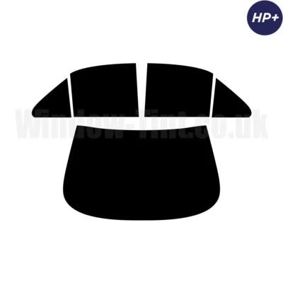 For Mercedes E Class 4-door 02-09 Carbon Pre Cut Window Tint 20% Dark 2-ply HP+ - Image 1 of 4