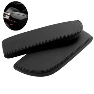 Fits For 2007-2013 Acura MDX Leather Center Console Lid Armrest Cover Skin Black - Picture 1 of 5