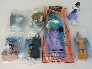 Burger King Hunchback of Notre Dame figure lot of 6 New in Package 2 Loose - Picture 1 of 13