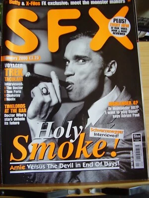 SFX FILM MAG JANUARY 2000 # 60 STAR TREK ADRIAN PAUL BUFFY 2001 SPACE ODYSSEY - Image 1 of 4