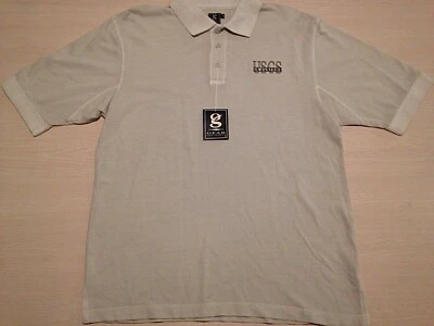 Camisa de cuello deportivo de manga corta para hombre talla mediana de algodón A17 USCS Foto 1 de 4