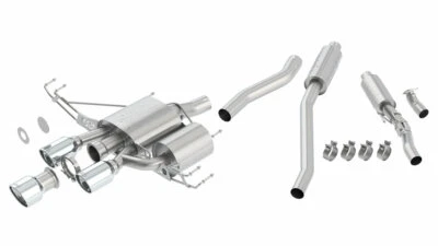 Silenciador sistema de escape Borla CatBack 2,75" triple para Honda Civic tipo R punta SS Foto 1 de 4