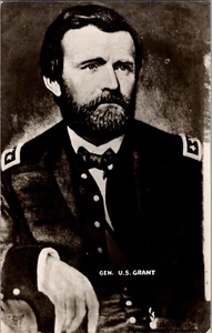 AK General Ulysses S. Grant RPPC unbespielt - Bild 1 von 2
