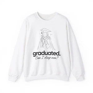 Grad Sweatshirt, Gift for Graduates, Class of 2025, College Seniors Sweater - Picture 1 of 8