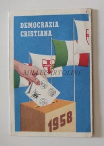 DC - Tessera Partito 1958 Amintore Fanfani - Picture 1 of 3