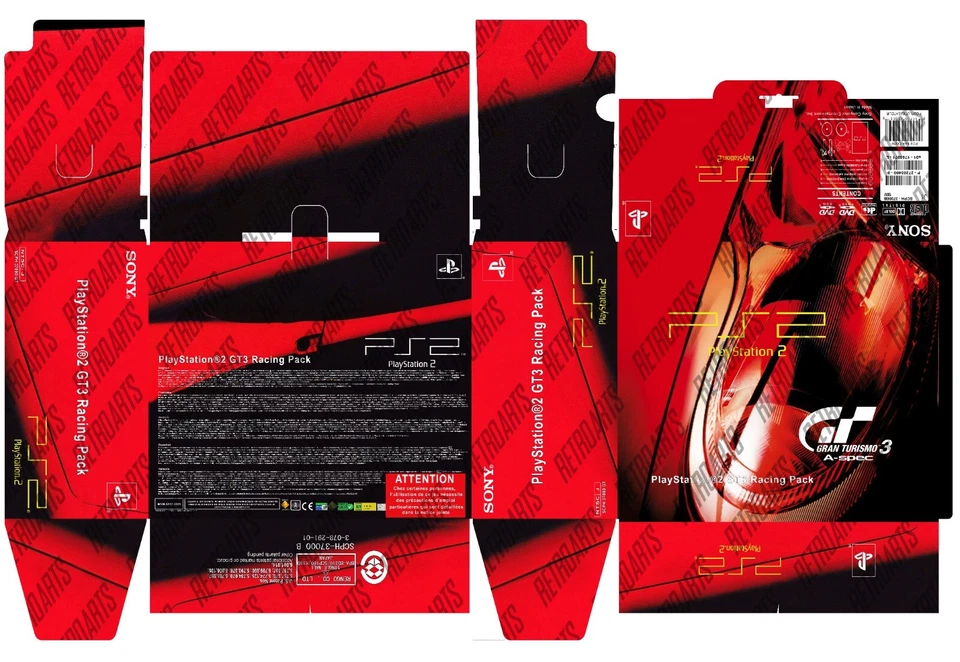 Playstation 2 GRAN TURISMO SET BOX - Photoshop Art to Print - Image 1 of 4