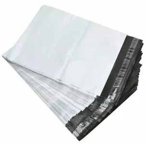 Poly Mailers Bolsas de envío blanco de alta calidad 2.5 mil - Imagen 1 de 3