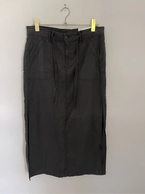 Maxi Falda AMERICAN EAGLE Dreamy Drape Mezcla de Lino Tiro Bajo Talla 8 Nueva con Etiquetas Foto 1 de 4