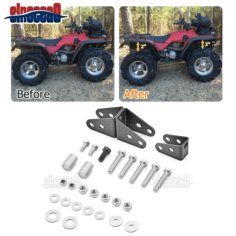 Heavy-Duty 2" Front & Rear ATV Lift Kit For Honda TRX300 FourTrax 4x4 1993-2000 - Image 1 of 4