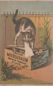 1890er Catlins Meerschaum Tabak Sammelkarte St. Louis Mo Werbung A1L - Bild 1 von 2