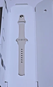 Apple Watch Sport Band 41mm S/M Original Starlight (3L111AM/A) Box Damage - Picture 1 of 3