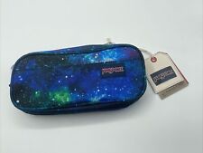 JanSport Large Accessory Pouch 1.3L 2- Pockets Cyberspace Galaxy New SEE PICS