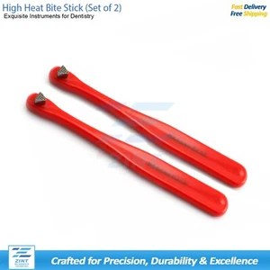 Dental Bite Stick Red High Heat Molar Band Seating Dentistry Ortho Pusher Lab X2 - Picture 1 of 5