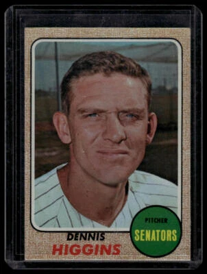 1968 Topps Dennis Higgins #509 - Image 1 of 2