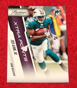 TED GINN DOLPHINS 2010 PRESTIGE #106 XTRA POINTS PURPLE 09/50 (F-3427) - Picture 1 of 1