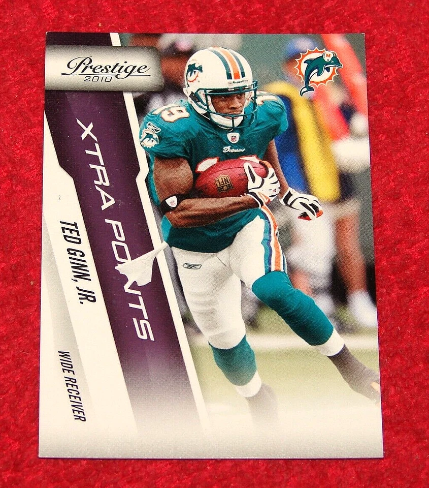 TED GINN DOLPHINS 2010 PRESTIGE #106 XTRA POINTS PURPLE 09/50 (F-3427) - Image 1 of 1