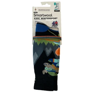 Smartwool Kids Wintersport Socks Size S Multicolor Full Cushion Over The Calf - Picture 1 of 9