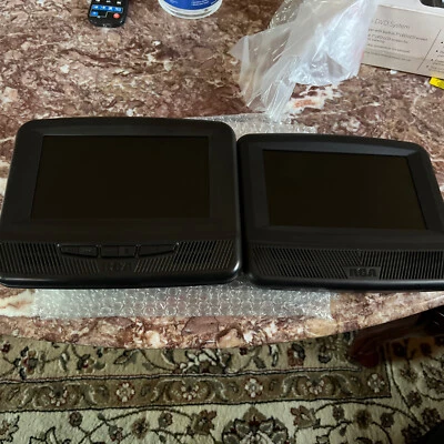 RCA: 2- 7" Screens - Mobile DVD System (Dual Screens, DRC69705E22) Great Conditi - Image 1 of 4
