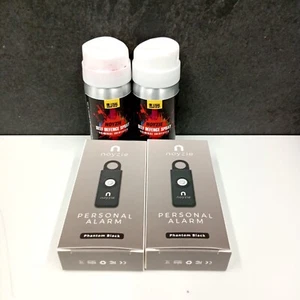 Spray de protección personal y alarma de seguridad x 2 Reino Unido defensa legal identificación criminal - Imagen 1 de 5