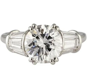 Vintage Harry Winston 2.02 Carat Diamond Engagement Ring GIA, circa 1980s 5.25 - Picture 1 of 12