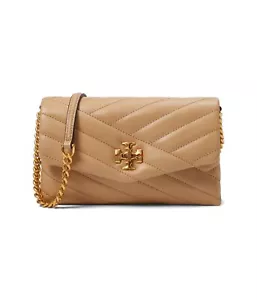 Cartera con cadena Tory Burch Kira Chevron, Desert Dune - Imagen 1 de 4