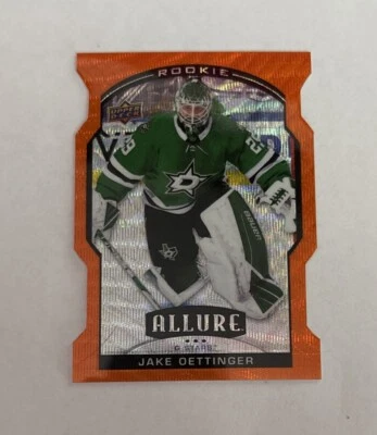 2020-21 Allure Hockey  Orange Slice Jake Oettinger #91 Rookie - Image 1 of 2