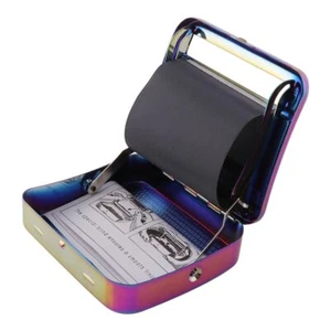 Máquina Enrolladora De Metal Arcoíris Para Tabaco Estuche De Cigarrillos Fumar - Imagen 1 de 9