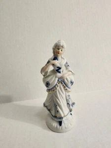 vintage 6 1/2” victorian girl figure marked PB on botoom - Picture 1 of 2