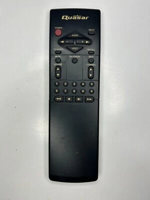 Quasar EUR51725 TV VCR Remote Control, OEM for SX2743HE, SX2743HK +more - Image 1 of 4