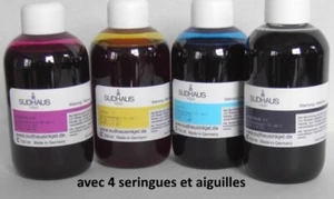 4x100 ml encre recharge Sudhaus® pour Canon PGI540/541 - Photo 1/1