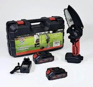 Motosega a Batteria Mini Sega Elettrica con Doppia Batteria 48V Taglia Legno - Foto 1 di 6