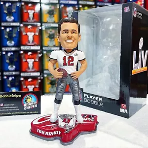 TOM BRADY Tampa Bay Buccaneers Super Bowl LV "Ring Base" NFL Bobblehead - Picture 1 of 8