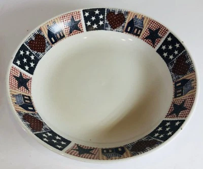 Colección de vajilla Majesticware de Oneida "American Quilt"  Foto 1 de 4