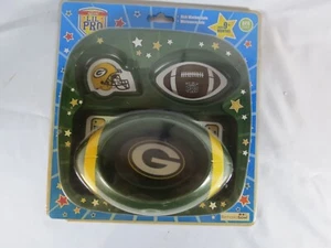 Lil Pro Football Feeding Set, Green Bay Packers - Picture 1 of 2
