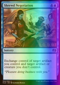 MTG Magic the Gathering Shrewd Negotiation (64/291) Kaladesh LP FOIL - Picture 1 of 1