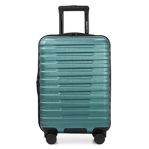 US Traveler Boren Handgepäck 22" robust Hartschale Spinner Gepäck mit USB-Anschluss - türkis - Bild 1 von 14