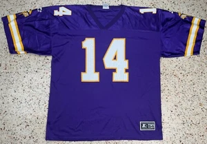 Starter Vintage NFL Minnesota Vikings #14 Brad Johnson Football Jersey Size XXL - Picture 1 of 10