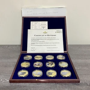 Windsor Mint End Of World War II 12 Gold Layered Coins 2020 Complete Set & Case - Picture 1 of 24