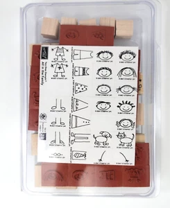 Stampin Up All in the Family Gummistempel 28er Set Build Stick People Two Step - Bild 1 von 10
