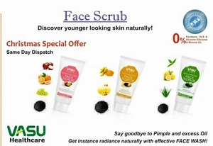 Natural Herbal Vasu Face Scrub FREE from Parabens & Mineral Oil - Bild 1 von 5