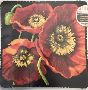 Dimensions RED POPPY TRIO Needlepoint Kit 71-20073 for Pillow Or Frame NEW - Bild 1 von 3