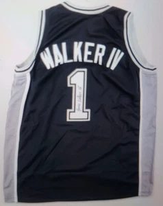 Lonnie Walker IV Signed San Antonio Spurs Jersey XL (JSA) Everything Is Sewn On! - Picture 1 of 3