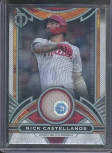 2023 Topps Tribute NICK CASTELLANOS #SOA-NC Stamp Of Approval Relic Patch /199 - Picture 1 of 2