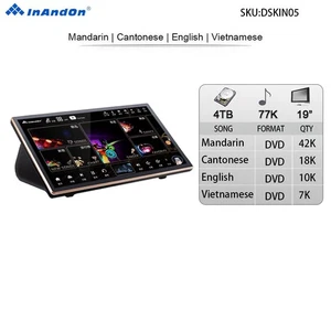 InAndon KV 19" Touchscreen Karaoke Player 4T 77K Songs - Bild 1 von 10