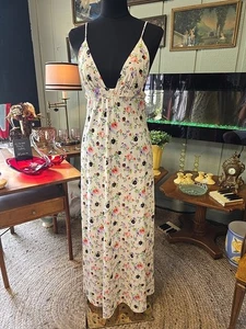 VTG 70's JON HAGGINS NYLON SUMMER DRESS Mint Condition - Picture 1 of 14