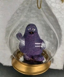 MCDONALD'S 3.5" Grimace Teardrop Christmas Ornament w/ Box- HTF - Picture 1 of 9